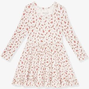 Posh Peanut Calais Waffle Ruffled Twirl Dress